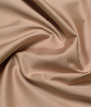 Arvind  Solids Premium Cotton Stretchable Trouser or Chinos Fabric (Brandy Beige)