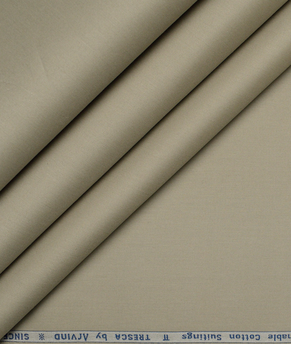 Arvind Tresca Solids Wrinkle Resistant Premium Cotton Stretchable Trouser or Chinos Fabric (Light Grey) Arvind Tresca Solids Wrinkle Resistant Premium Cotton Stretchable Trouser or Chinos Fabric (Light Grey)