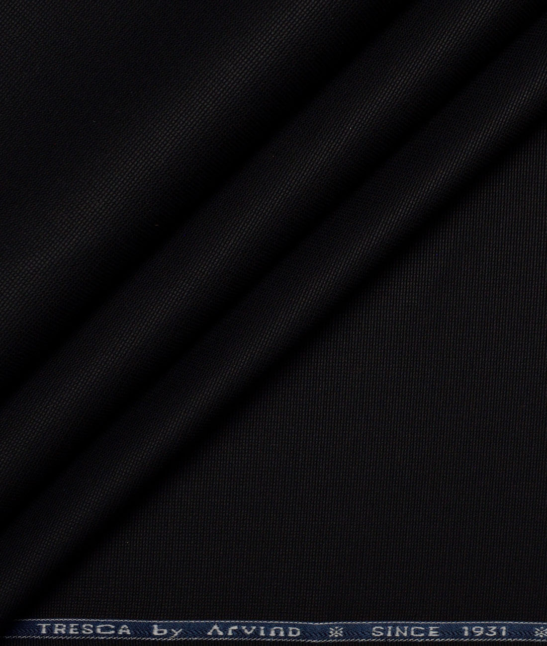 Arvind Tresca Structured Cotton Stretchable Trouser or Chinos Fabric (Black) Arvind Tresca Structured Cotton Stretchable Trouser or Chinos Fabric (Black)