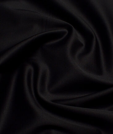 Arvind Tresca  Solids Cotton Stretchable Trouser or Chinos Fabric (Black)