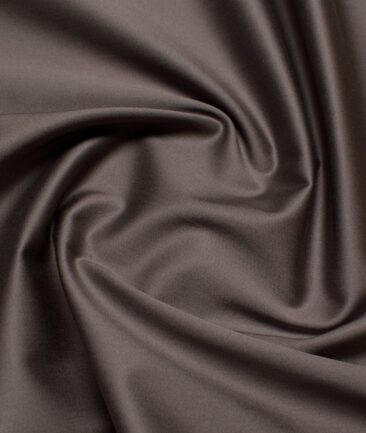 Arvind Tresca  Solids Cotton Stretchable Trouser or Chinos Fabric (Brownish Grey)