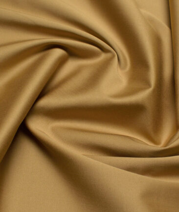 Arvind Tresca  Solids Cotton Stretchable Trouser or Chinos Fabric (Camel Brown)
