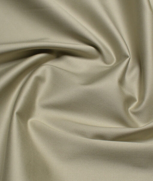 Arvind Tresca  Solids Cotton Stretchable Trouser or Chinos Fabric (Light Pistachios Green)