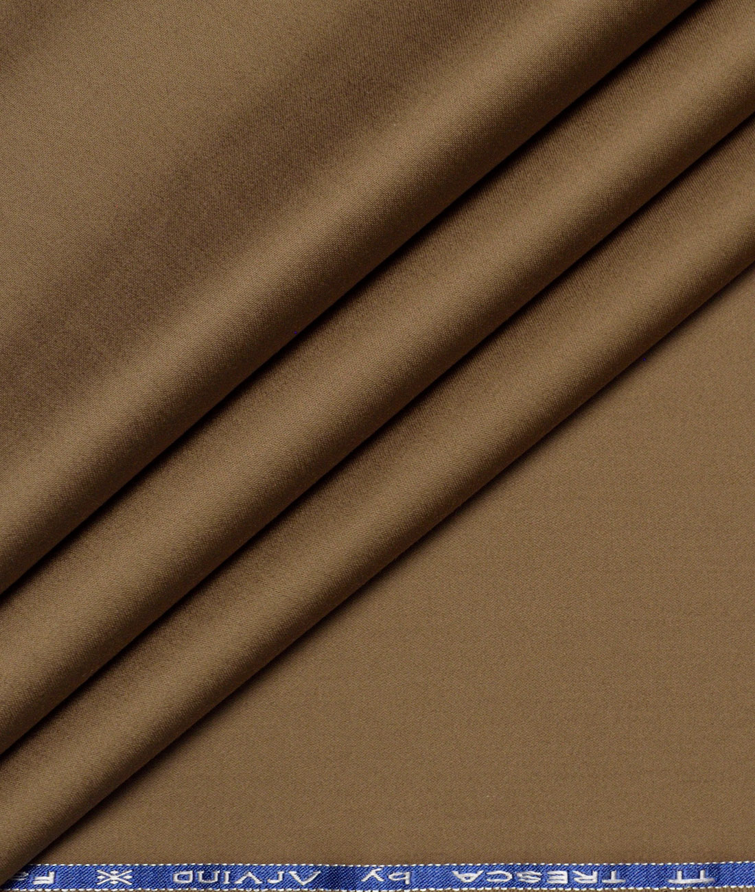Arvind Tresca Solids Cotton Stretchable Trouser or Chinos Fabric (Mocha Brown) Arvind Tresca Solids Cotton Stretchable Trouser or Chinos Fabric (Mocha Brown)