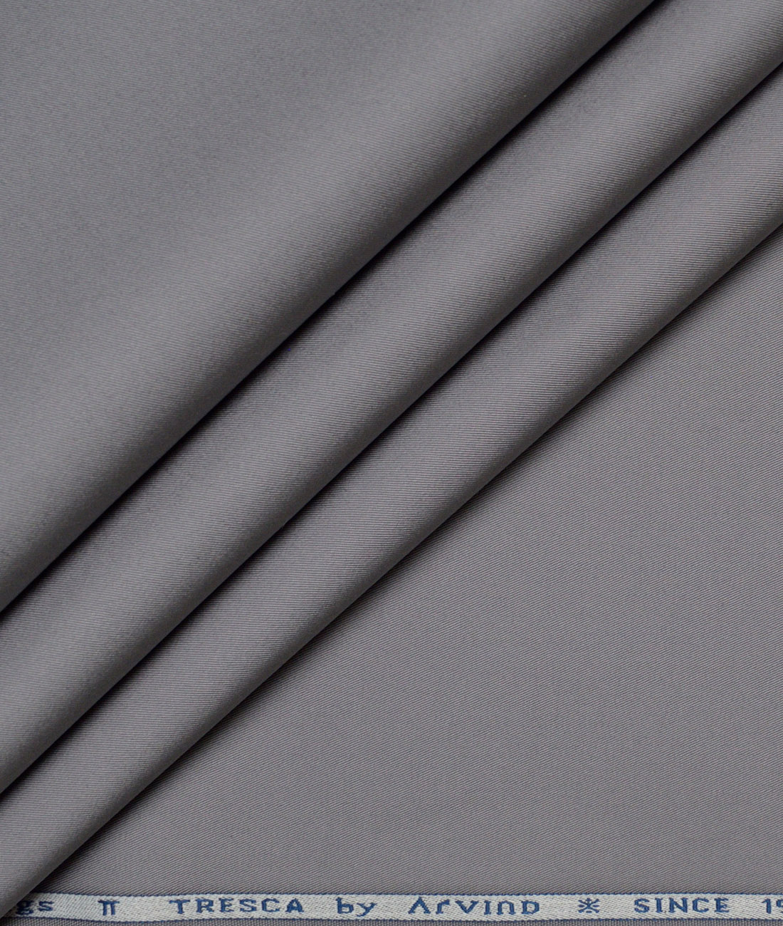 Arvind Tresca Solids Cotton Stretchable Trouser or Chinos Fabric (Dark Grey) Arvind Tresca Solids Cotton Stretchable Trouser or Chinos Fabric (Dark Grey)
