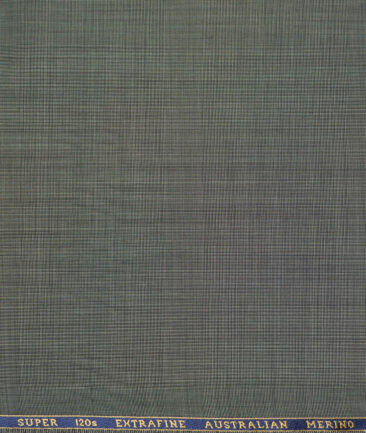 Cavalero Italy Super 120's Structured 52% Merino Wool Suiting Fabric (Light Grey)