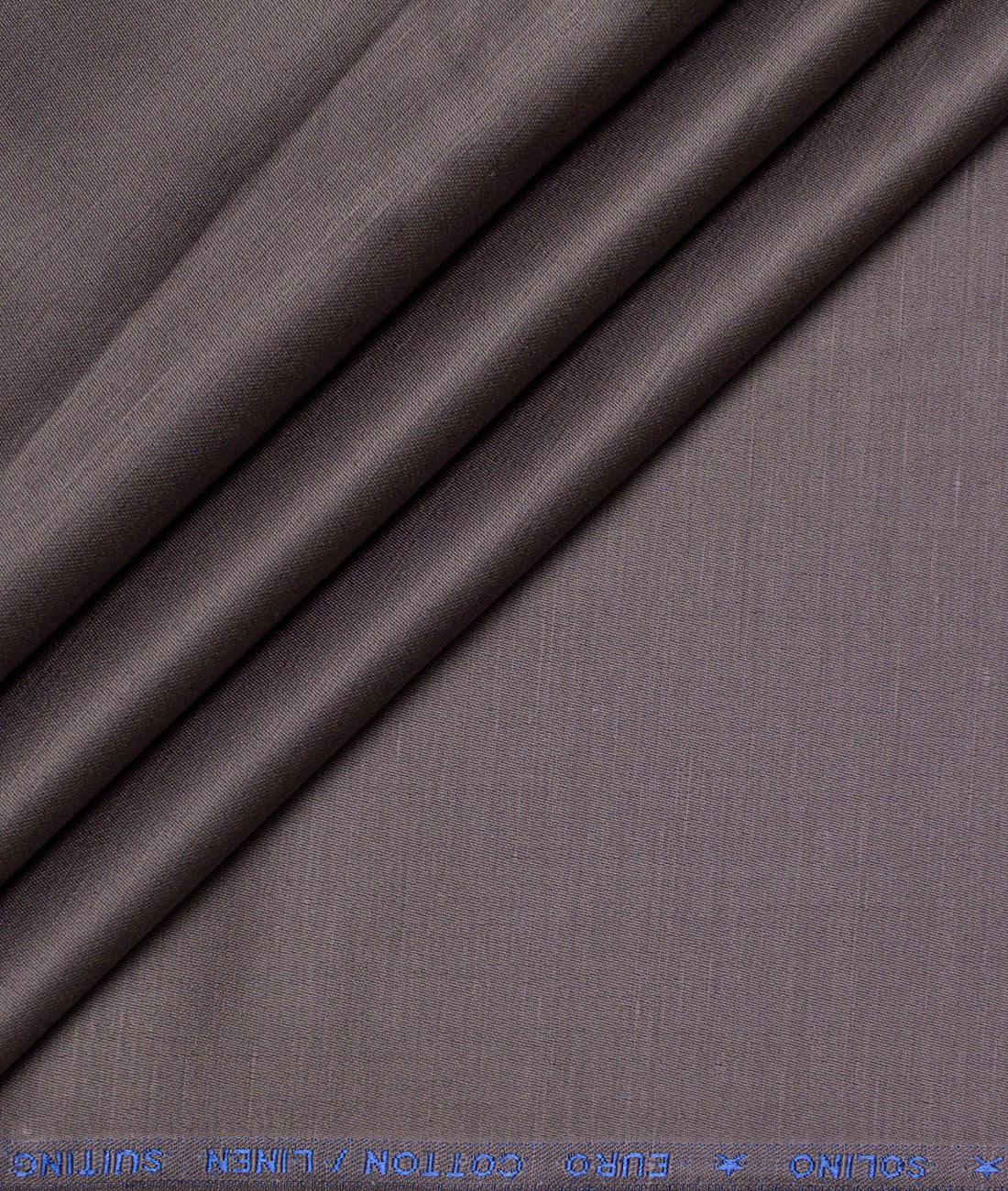 Solino Solids European Cotton Linen Stretchable Trouser or Chinos Fabric (Greyish Brown) Solino Solids European Cotton Linen Stretchable Trouser or Chinos Fabric (Greyish Brown)