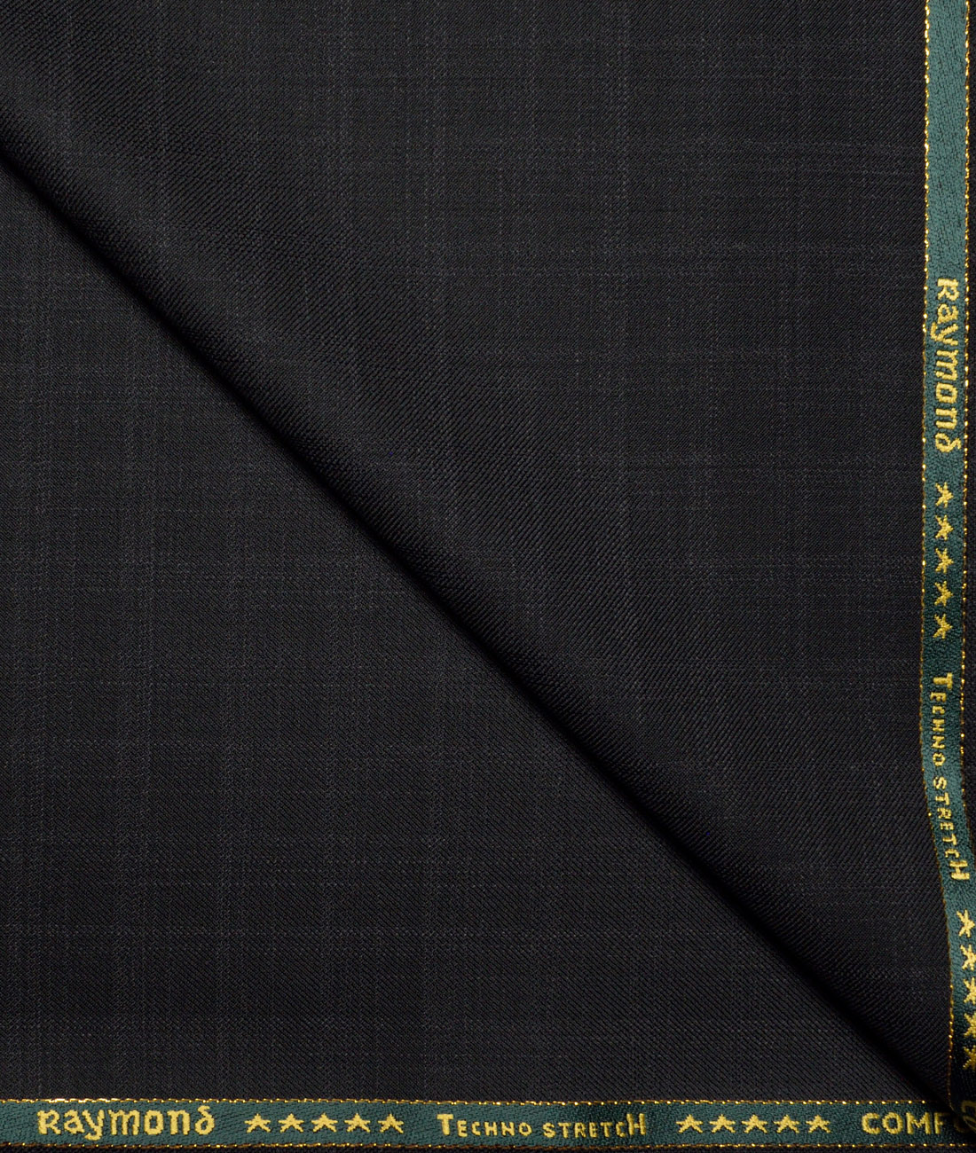 Raymond Exotic Super 100's Checks 52% Merino Wool Stretchable Suiting Fabric (Black & Grey) Raymond Exotic Super 100's Checks 52% Merino Wool Stretchable Suiting Fabric (Black & Grey)