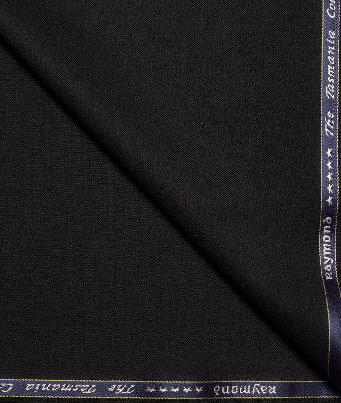 Raymond Exotic Super 100's Solids 52% Tasmania Wool Suiting Fabric (Jet Black) Raymond Exotic Super 100's Solids 52% Tasmania Wool Suiting Fabric (Jet Black)