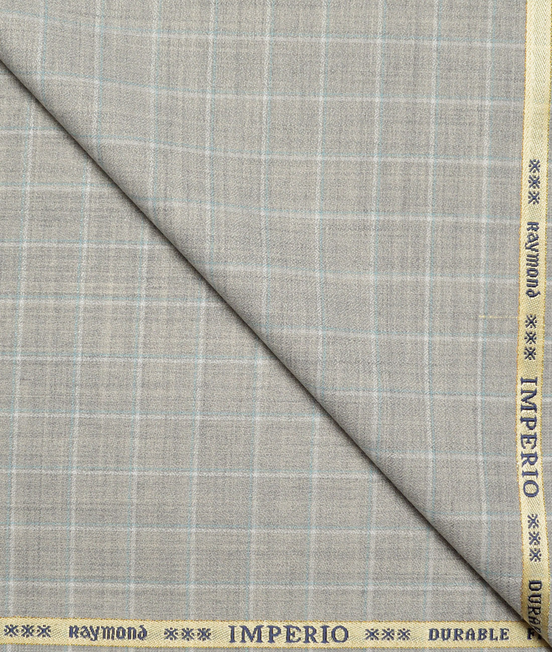 Raymond Super 90's Checks 25% Merino Wool Suiting Fabric (Light Grey) Raymond Super 90's Checks 25% Merino Wool Suiting Fabric (Light Grey)