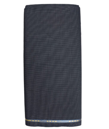 Raymond Exotic Men's 35% Wool Structured Super 100's  Unstitched Suiting Fabric (Blueish Grey) - Image 5