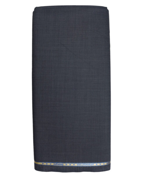 Raymond Exotic Men's 35% Wool Structured Super 100's  Unstitched Suiting Fabric (Blueish Grey) - Image 5
