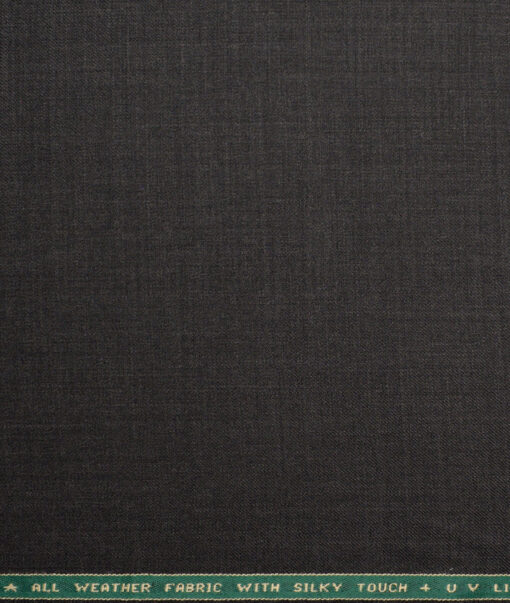 Raymond  Self Design 35% Merino Wool Suiting Fabric (Dark Worsted Grey)