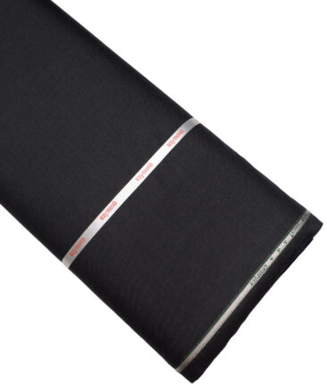 Raymond  Self Design 35% Merino Wool Suiting Fabric (Worsted Black)