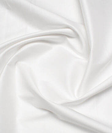 Primante by Arvind 2 Ply 200's Supima Cotton Solids Shirting Fabric (White)