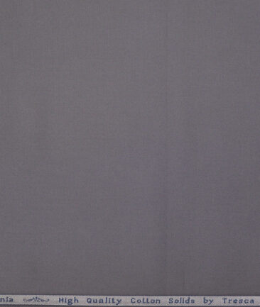 Tresca by Arvind  Cotton Solids Shirting Fabric (Carbon Grey)