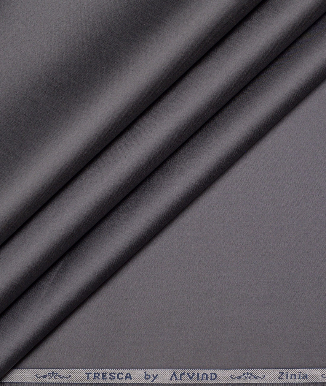 Tresca by Arvind Cotton Solids Shirting Fabric (Carbon Grey) Tresca by Arvind Cotton Solids Shirting Fabric (Carbon Grey)