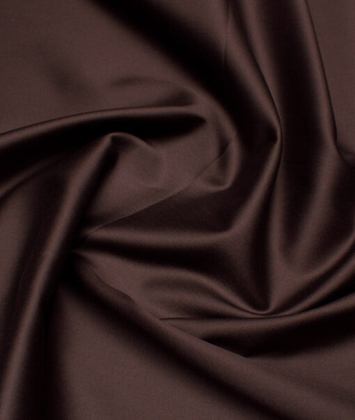 Tresca by Arvind  Cotton Solids Shirting Fabric (Dark Coffee Brown)