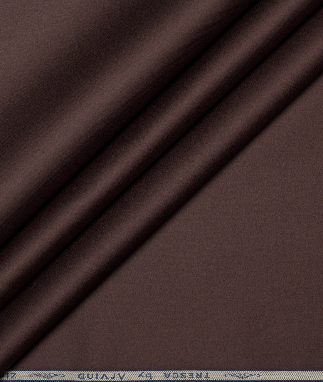 Tresca by Arvind Cotton Solids Shirting Fabric (Dark Coffee Brown) Tresca by Arvind Cotton Solids Shirting Fabric (Dark Coffee Brown)