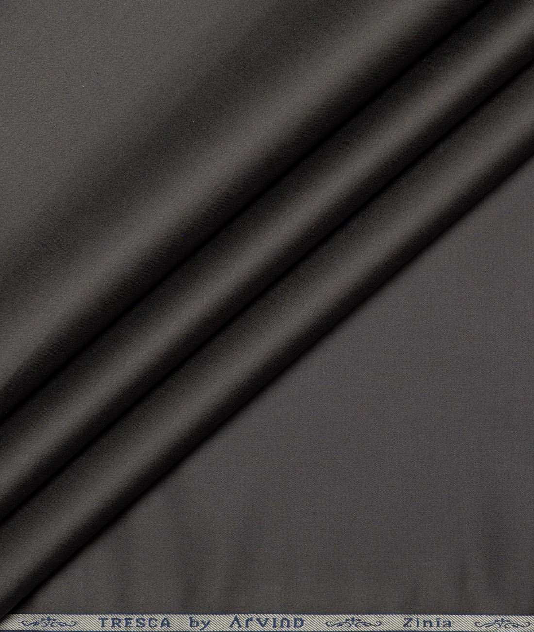 Tresca by Arvind Cotton Solids Shirting Fabric (Dark Grey) Tresca by Arvind Cotton Solids Shirting Fabric (Dark Grey)