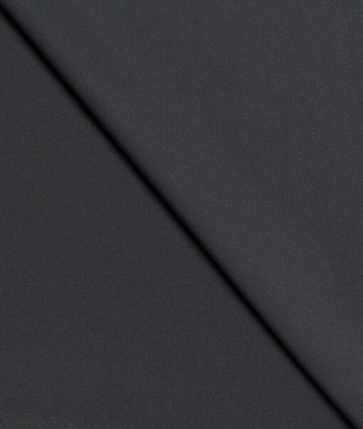 Italian Channel  Solids Terry Rayon Unstitched Flowy Japanese 4 Way Stretchable Lachka Suiting Fabric (Charcoal Grey)