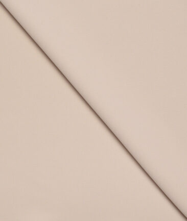 Italian Channel  Solids Terry Rayon Unstitched Flowy Japanese 4 Way Stretchable Lachka Suiting Fabric (Cream)