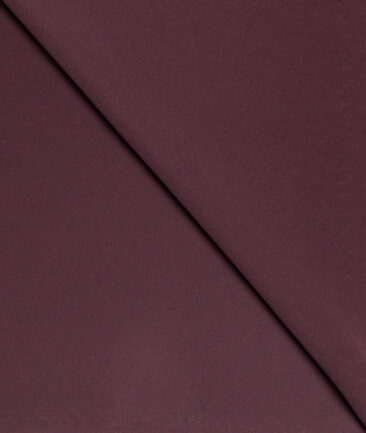 Italian Channel  Solids Terry Rayon Unstitched Flowy Japanese 4 Way Stretchable Lachka Suiting Fabric (Dark Mauve)