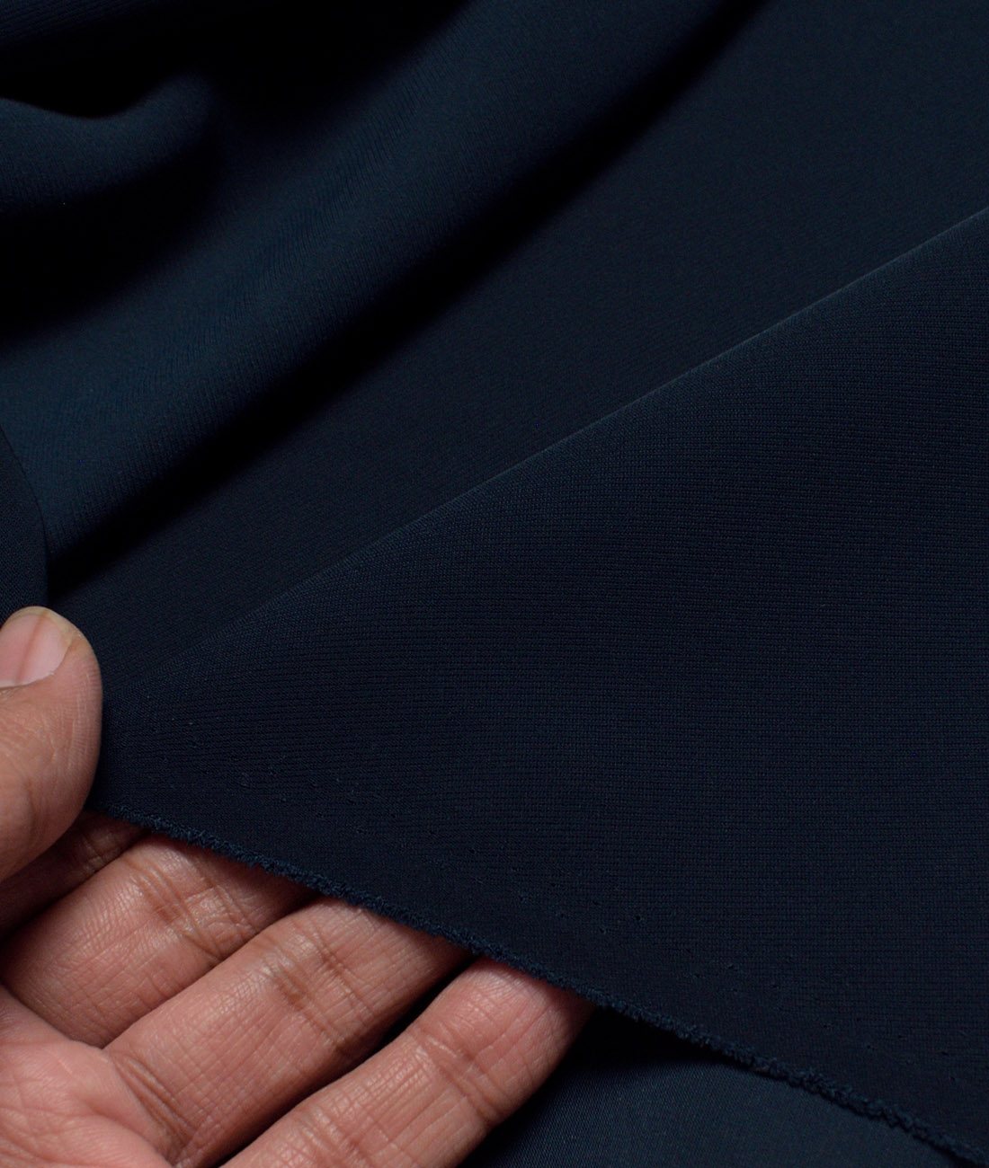 Italian Channel Solids Terry Rayon Unstitched Flowy Japanese 4 Way Stretchable Lachka Suiting Fabric (Dark Peacock Blue) Italian Channel Solids Terry Rayon Unstitched Flowy Japanese 4 Way Stretchable Lachka Suiting Fabric (Dark Peacock Blue)