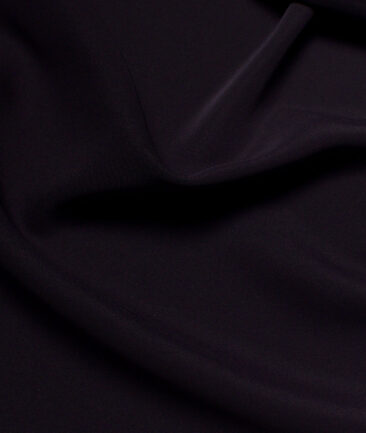 Italian Channel  Solids Terry Rayon Unstitched Flowy Japanese 4 Way Stretchable Lachka Suiting Fabric (Dark Purple)