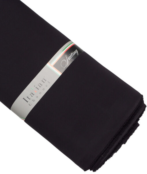 Italian Channel  Solids Terry Rayon Unstitched Flowy Japanese 4 Way Stretchable Lachka Suiting Fabric (Dark Purple)