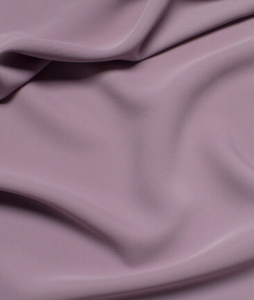 Italian Channel  Solids Terry Rayon Unstitched Flowy Japanese 4 Way Stretchable Lachka Suiting Fabric (Light Mauve)