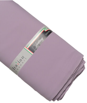 Italian Channel  Solids Terry Rayon Unstitched Flowy Japanese 4 Way Stretchable Lachka Suiting Fabric (Light Mauve)