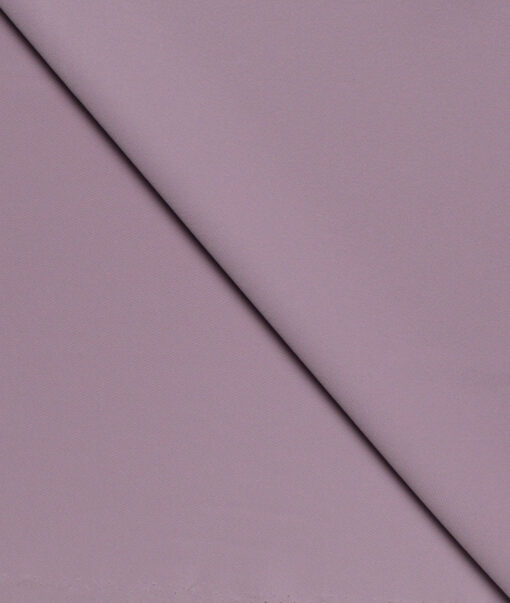 Italian Channel  Solids Terry Rayon Unstitched Flowy Japanese 4 Way Stretchable Lachka Suiting Fabric (Light Mauve)