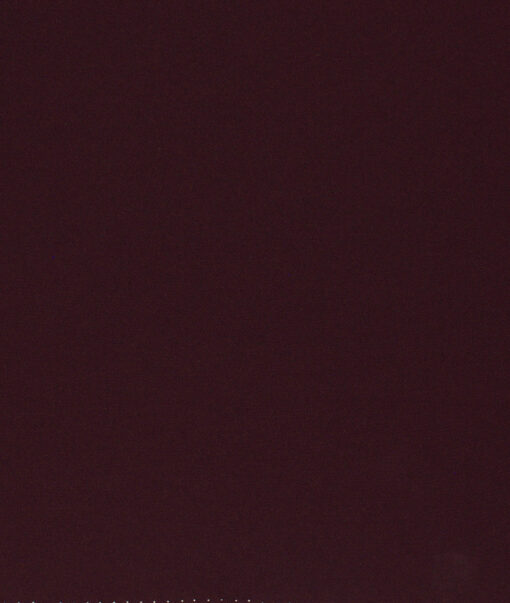 Italian Channel  Solids Terry Rayon Unstitched Flowy Japanese 4 Way Stretchable Lachka Suiting Fabric (Dark Wine)