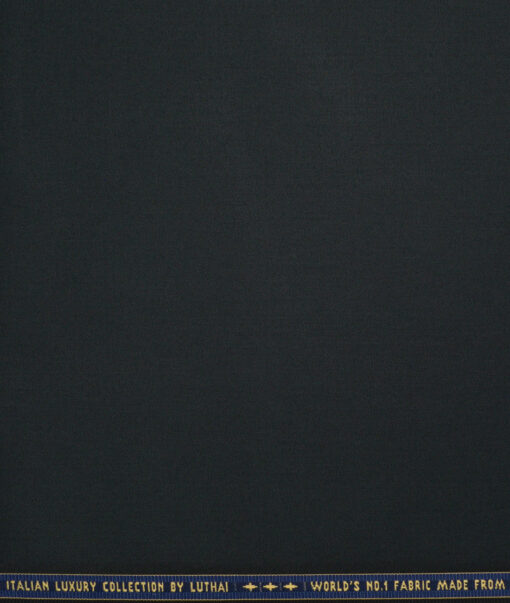 Luthai  Luxury Cotton Solids Shirting Fabric (Dark Bottle Green)