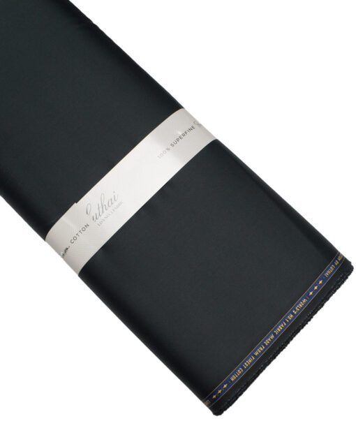Luthai  Luxury Cotton Solids Shirting Fabric (Dark Bottle Green)