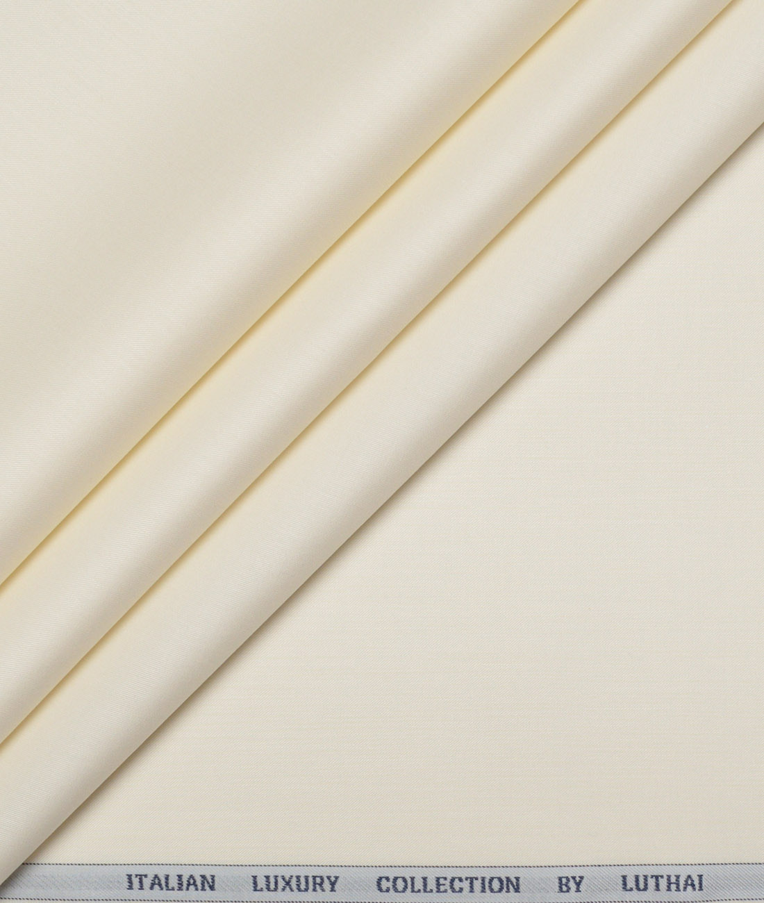 Luthai 1 Ply 70's Supima Cotton Solids Shirting Fabric (Cream) Luthai 1 Ply 70's Supima Cotton Solids Shirting Fabric (Cream)