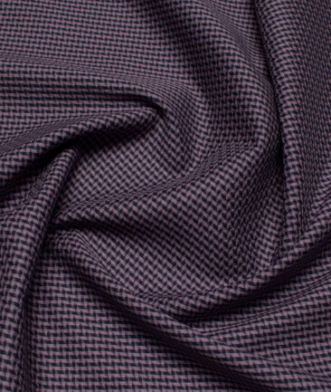 Luthai  Supima Cotton Structured Shirting Fabric (Purple)