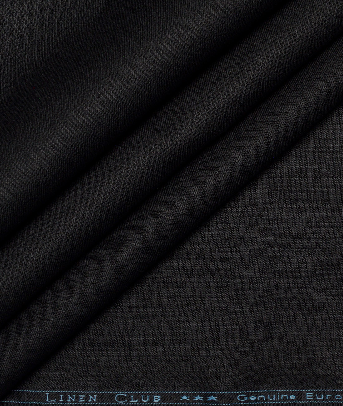 Linen Club 40 LEA Solids 100% Linen Suiting Fabric (Jet Black) Linen Club 40 LEA Solids 100% Linen Suiting Fabric (Jet Black)