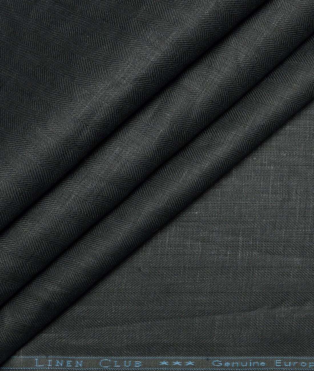 Linen Club 40 LEA Striped 100% Linen Suiting Fabric (Dark Green) Linen Club 40 LEA Striped 100% Linen Suiting Fabric (Dark Green)