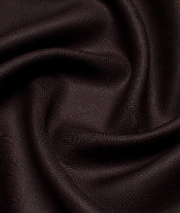 Linen Club 40 LEA Striped 100% Linen Suiting Fabric (Dark Wine)