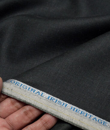 Burgoyne 40 LEA Solids 100% Linen Suiting Fabric (Dark Green)