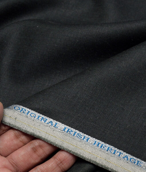 Burgoyne 40 LEA Solids 100% Linen Suiting Fabric (Dark Green)