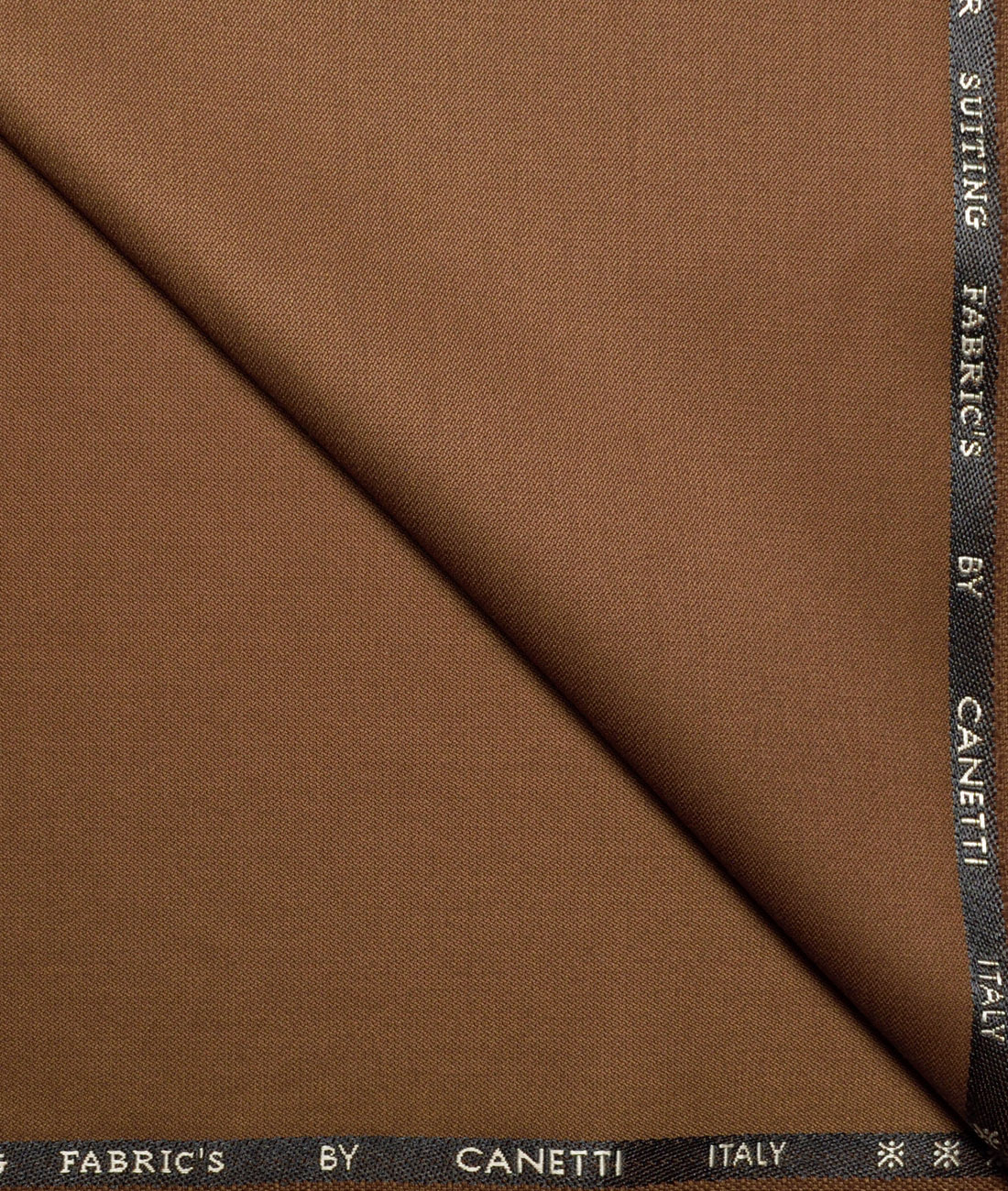Canetti Italy Solids Terry Rayon Unstitched Suiting Fabric (Umber Brown) Canetti Italy Solids Terry Rayon Unstitched Suiting Fabric (Umber Brown)