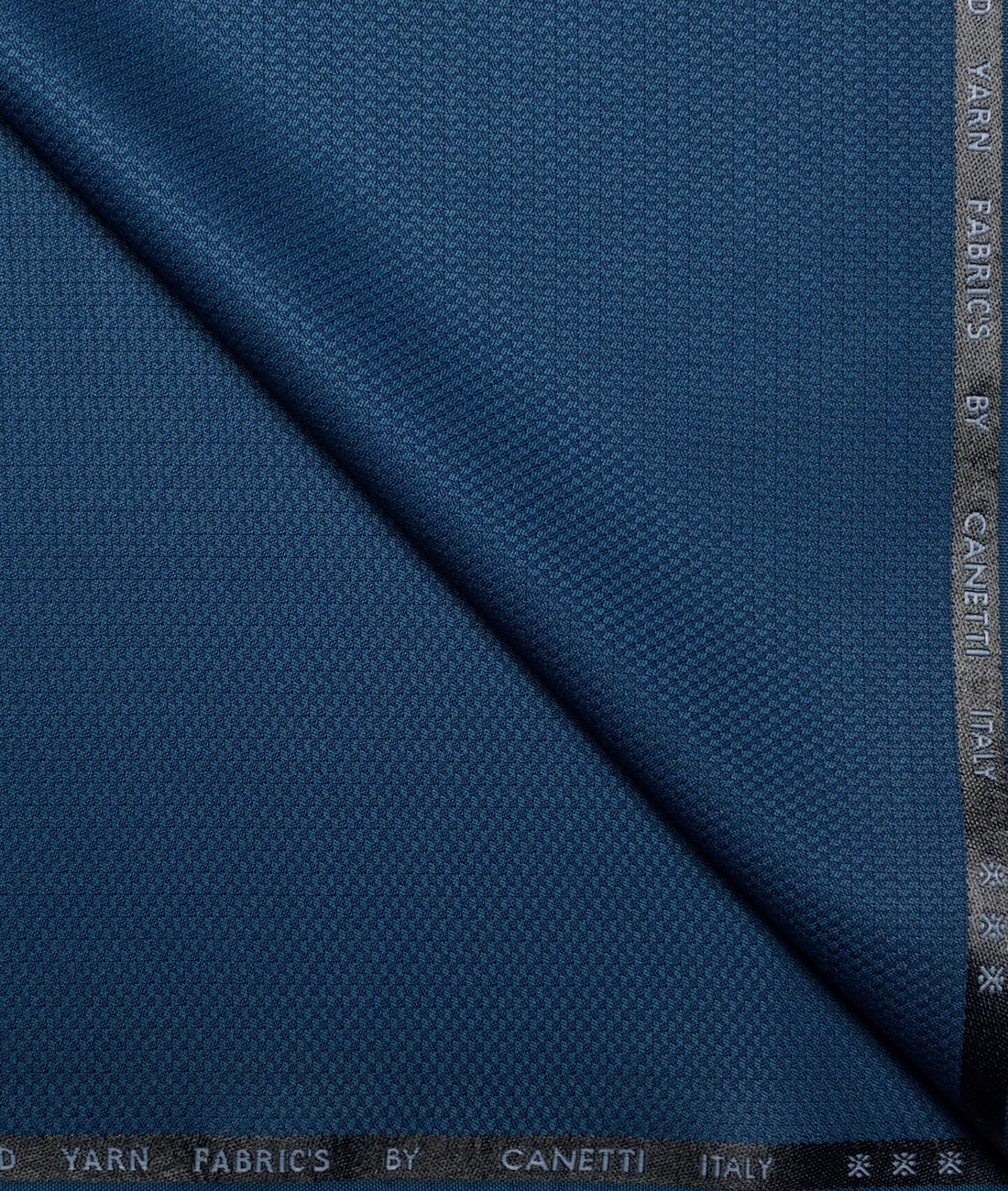 Canetti Italy Structured Terry Rayon Unstitched Suiting Fabric (Cerulean Blue) Canetti Italy Structured Terry Rayon Unstitched Suiting Fabric (Cerulean Blue)