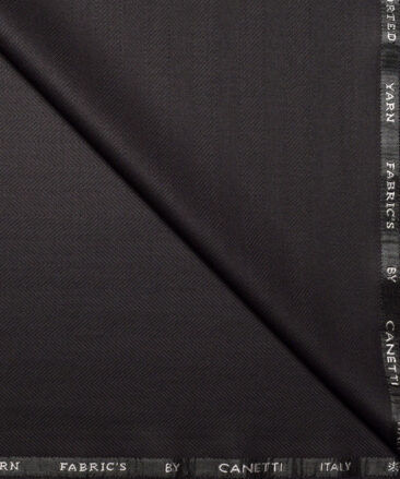 Canetti Italy  Striped Terry Rayon Unstitched Suiting Fabric (Dark Wine)