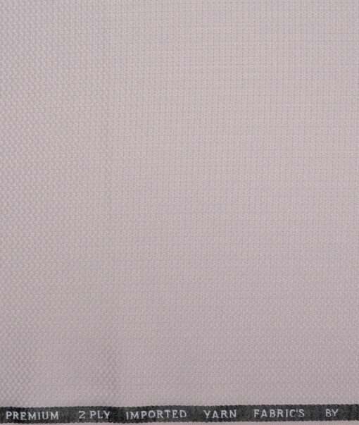 Canetti Italy  Structured Terry Rayon Unstitched Suiting Fabric (Light Lavender Purple)