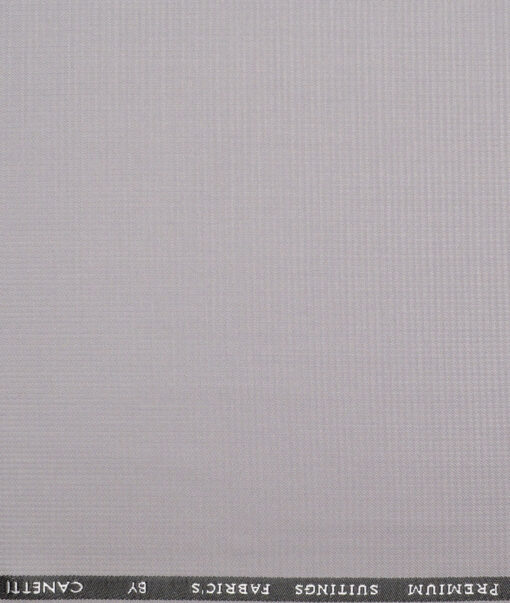Canetti Italy  Structured Terry Rayon Unstitched Suiting Fabric (Light Purple)