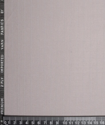Canetti Italy  Striped Terry Rayon Unstitched Suiting Fabric (Light Purple)
