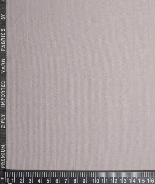 Canetti Italy  Striped Terry Rayon Unstitched Suiting Fabric (Light Purple)